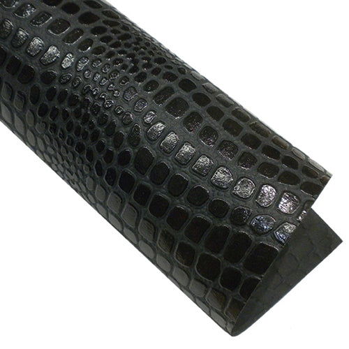 Crocodile Embossed Paper- Black 22x30" Sheet Crocodile Embossed Paper- Black 22x30" Sheet