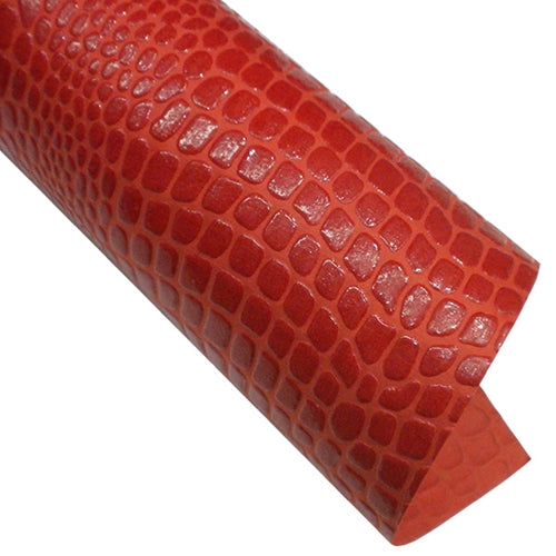 Crocodile Embossed Paper- Red 22x30" Sheet Crocodile Embossed Paper- Red 22x30" Sheet