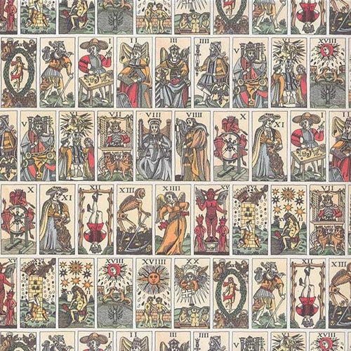 Tassotti Paper- Tarot Card Deck 19.5x27.5 Inch Sheet Tassotti Paper - Tarot Card Deck 19.5x27.5 Inch Sheet