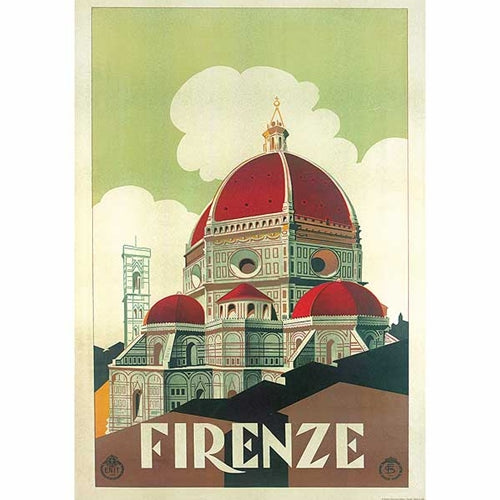 Vintage Prints by Rossi of Italy- Firenze Cupola "Vintage Prints" by Rossi of Italy- Firenze Cupola