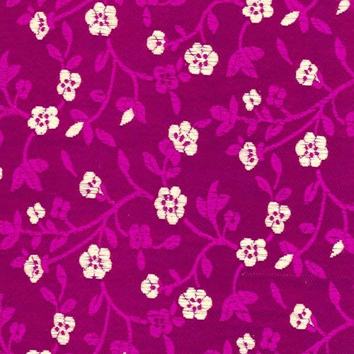 Chinese Brocade Cloth- Gold Cherry Blossom on Magenta 26x16.75" Sheet Chinese Brocade Cloth- Gold Cherry Blossom on Magenta 26x16.75" Sheet