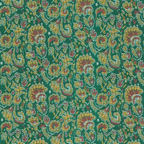 Chinese Brocade Paper- Peacock Feather Green 26x16.75" Sheet Chinese Brocade Paper- Peacock Feather Green 26x16.75" Sheet