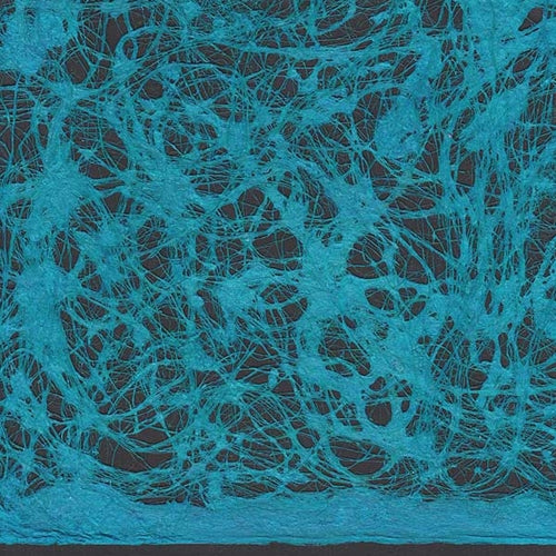 Amate Bark Paper from Mexico- Lace Turqueza 15.5x23 Inch Sheet Amate Bark Paper from Mexico- Lace Turqueza 15.5x23 Inch Sheet