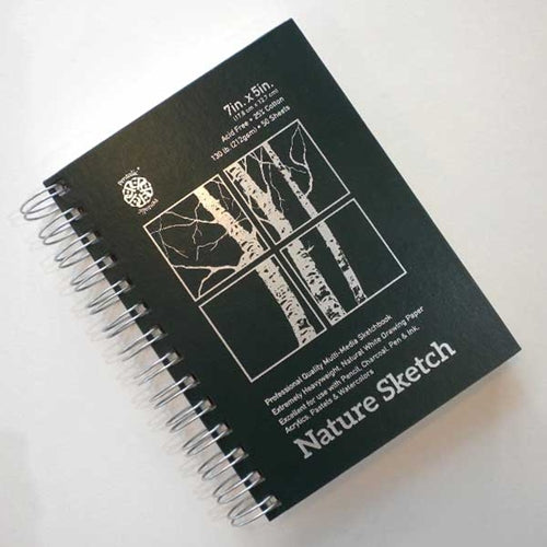 Pentalic Nature Sketch Drawing Pad- 7x5 Inch Pentalic Nature Sketch Drawing Pad
