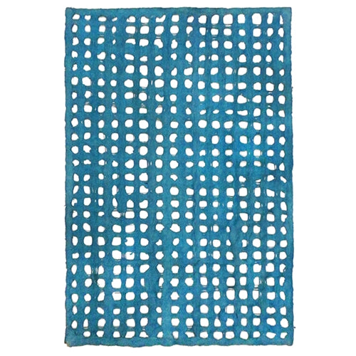 Amate Bark Paper from Mexico- Weave Turqueza 15.5x23 Inch Sheet Amate Bark Paper from Mexico- Woven Turqueza 15.5x23 Inch Sheet