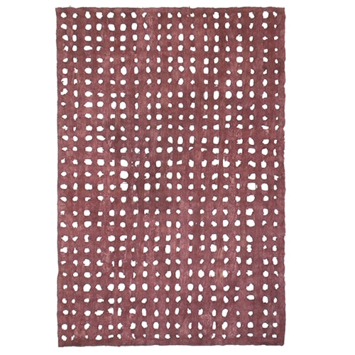 Amate Bark Paper from Mexico - Weave Vino 15.5x23 Inch Sheet Amate Bark Paper from Mexico- Woven Vino 15.5x23 Inch Sheet