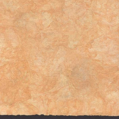 Amate Bark Paper from Mexico - Solid Melon 15.5x23 Inch Sheet Amate Bark Paper from Mexico- Solid Melon 15.5x23 Inch Sheet