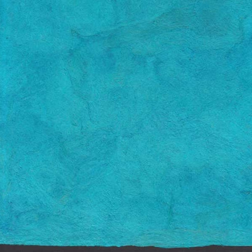 Amate Bark Paper from Mexico - Solid Turqueza 15.5x23 Inch Sheet Amate Bark Paper from Mexico- Solid Turqueza 15.5x23 Inch Sheet