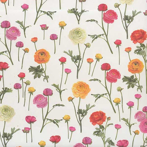 Tassotti Paper- Tea Roses 19.5x27.5 Inch Sheet Tassotti Paper- Tea Roses 19.5x27.5 Inch Sheet