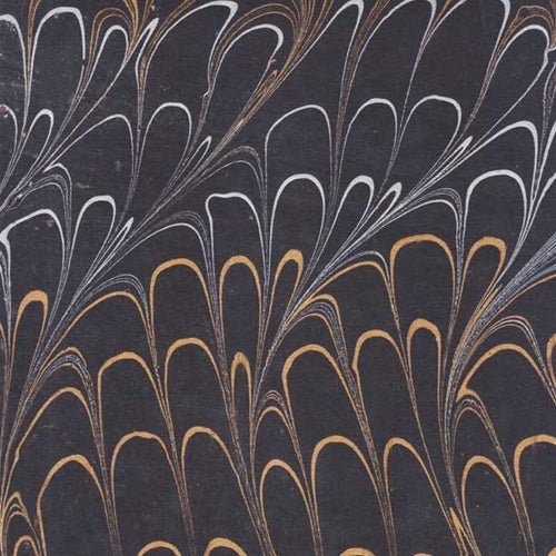 Grande Metallic Plumes Gold/Silver/Black 22x30" Sheet Grande Metallic Plumes Gold/Silver/Black 22x30" Sheet