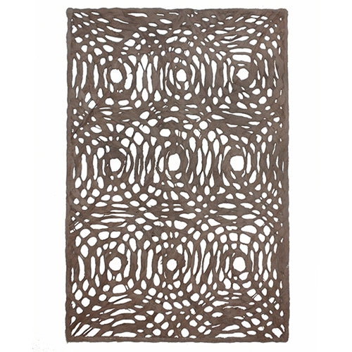 Amate Bark Paper from Mexico- Circular Woven Cafe Coffee 15.5x23 Inch Sheet Amate Bark Paper from Mexico- Circular Woven Cafe Coffee 15.5x23 Inch Sheet