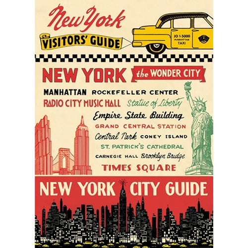 Cavallini Decorative Paper - New York City Visitor's Guide 20"x28" Sheet Cavallini Decorative Paper - New York City Visitor's Guide 20"x28" Sheet