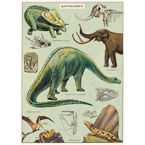 Cavallini Decorative Paper - Dinosaurs 20"x28" Sheet Cavallini Decorative Paper - Dinosaurs 20"x28" Sheet