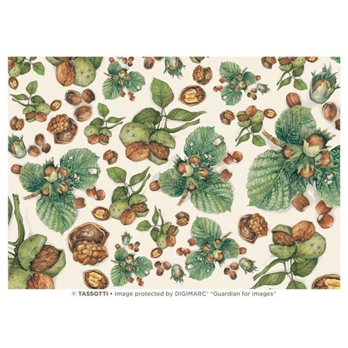 Tassotti Paper- Noci Nocciole 19.5" x 27.5" Tassotti Paper- Noci Nocciole 19.5" x 27.5"