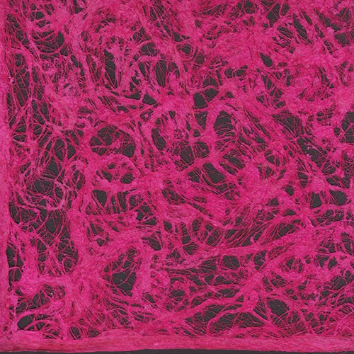 Amate Bark Paper from Mexico - Lace Fuschia 15.5x23 Inch Sheet Amate Bark Paper from Mexico - Lace Fuschia 15.5x23 Inch Sheet