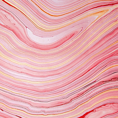 Thai Marbled Mulberry Paper- Pink Coral 25x37 Inch Sheet Thai Marbled Mulberry Paper- Pink Coral 25x37 Inch Sheet