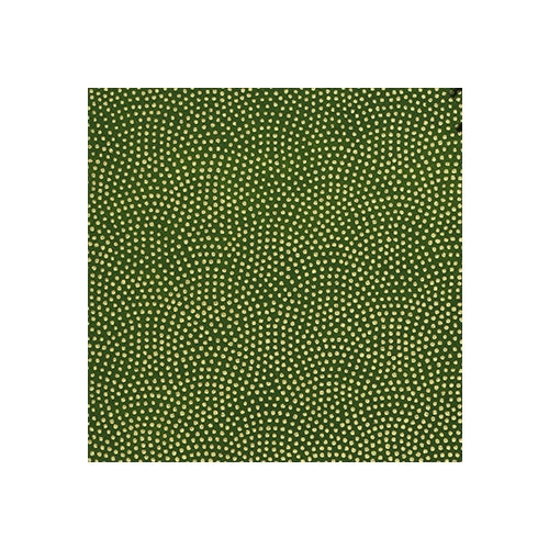 Yuzen Gold Dots on Green 18"x24" Sheet Yuzen Gold Dots on Green 18"x24" Sheet