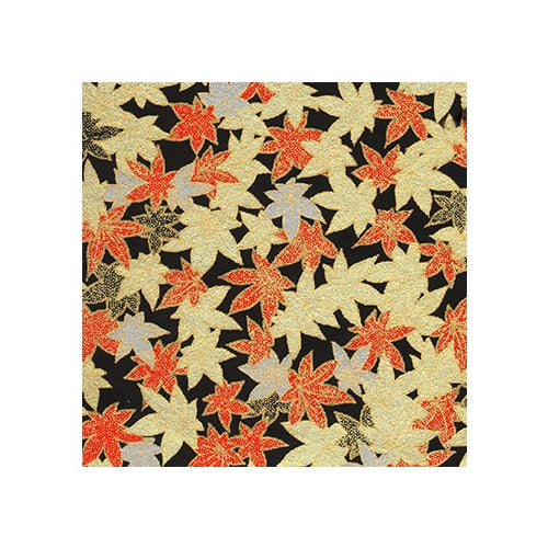 Red, Gold, and Silver Leaves on Black 18"x24" Sheet Red, Gold, and Silver Leaves on Black 18"x24" Sheet