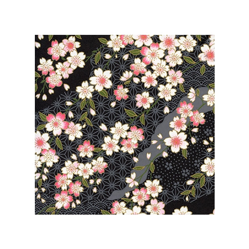 Pink Flowers on Black 18"x24" Sheet Pink Flowers on Black 18"x24" Sheet