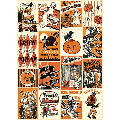 Cavallini Decorative Paper - Trick or Treat 20"x28" Sheet Cavallini Decorative Paper - Trick or Treat 20"x28" Sheet