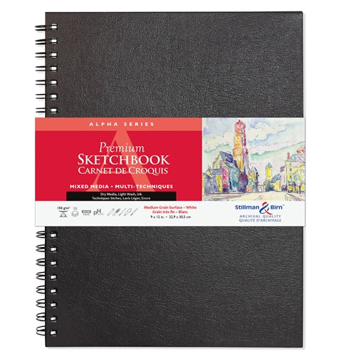 Stillman & Birn Alpha Series Wire-Bound Sketchbooks 11" x 14"