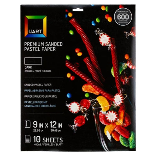 UART Grade 600 Dark Premium Sanded Pastel Paper 18"x24"