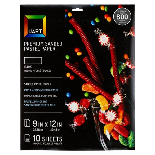 UART Grade 800 Dark Premium Sanded Pastel Paper 18" x 24"