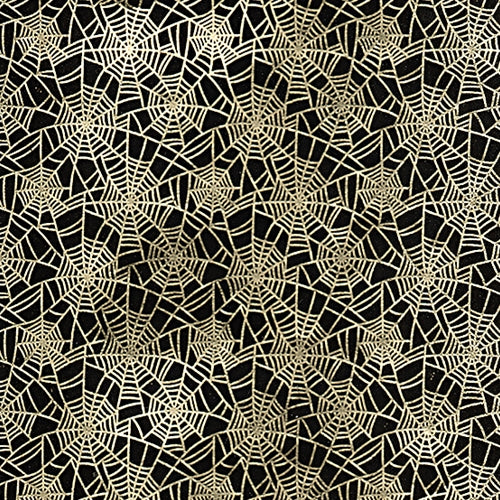 Spiderweb- Gold Foil on Black Paper 22x30" Sheet Spiderweb- Gold Foil on Black Paper 22x30" Sheet