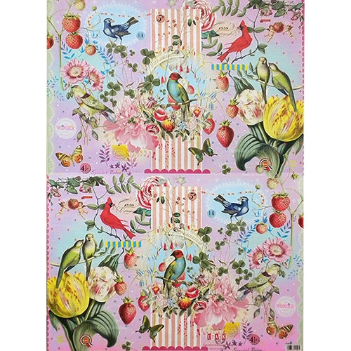 Paradise Garden Poster Paper- 20 x 27" Sheet Paradise Garden Poster Paper- 20 x 27" Sheet