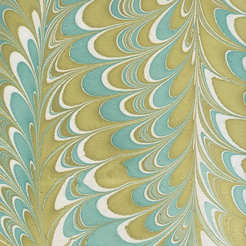 Marbled Paper from India- Mermaid's Tail 22x30" Sheet Marbled Paper from India- Mermaid's Tail 22x30" Sheet
