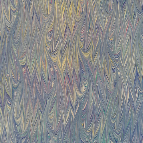 Handmade Italian Marble Paper- Rain Drop Blue Violet 19.5 x 27" Sheet Handmade Italian Marble Paper- Rain Drop Blue Violet 19.5 x 27" Sheet