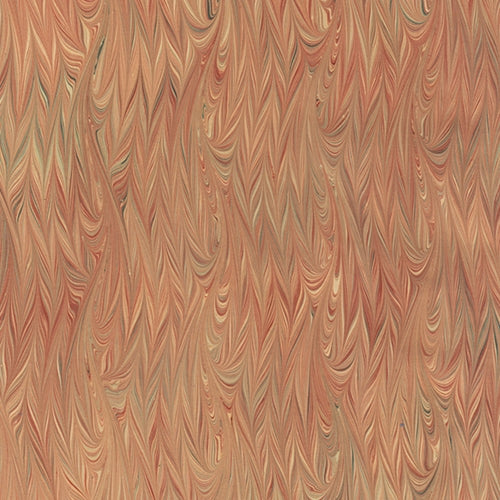 Handmade Italian Marble Paper- Rain Drop Orange Tan 19.5 x 27" Sheet Handmade Italian Marble Paper- Rain Drop Orange Tan 19.5 x 27" Sheet