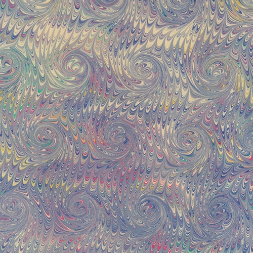 Handmade Italian Marble Paper- Scroll Swirls Blue Violet 19.5 x 27" Sheet Handmade Italian Marble Paper- Scroll Swirls Blue Violet 19.5 x 27" Sheet