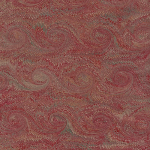 Handmade Italian Marble Paper- Scroll Swirls Red on Craft Paper 19.5 x 27" Sheet Handmade Italian Marble Paper- Scroll Swirls Red on Craft Paper 19.5 x 27" Sheet