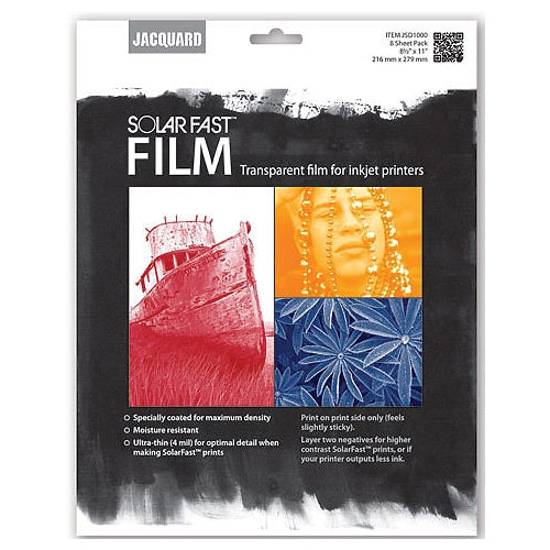 Jacquard Solar Fast Film - Transparent Film For InkJet Printers