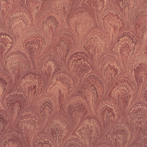 Handmade Italian Marble Paper- Peacock Burgundy 19.5 x 27" Sheet Handmade Italian Marble Paper- Peacock Burgundy 19.5 x 27" Sheet