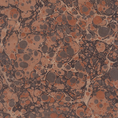 Handmade Italian Marble Paper- Stone Marble Brown Tan on Craft 19.5 x 27" Sheet Handmade Italian Marble Paper- Stone Marble Brown Tan on Craft 19.5 x 27" Sheet