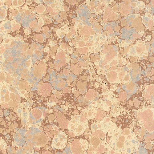 Handmade Italian Marble Paper- Stone Marble Tan, Cream, & Metallic Silver 19.5 x 27" Sheet Handmade Italian Marble Paper- Stone Marble Tan, Cream, & Metallic Silver 19.5 x 27" Sheet