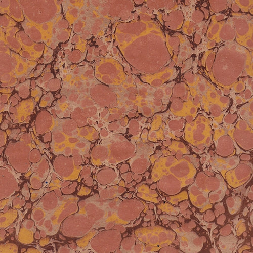 Handmade Italian Marble Paper- Stone Marble Brown, Tan, & Metallic Gold 19.5 x 27" Sheet Handmade Italian Marble Paper- Stone Marble Brown, Tan, & Metallic Gold 19.5 x 27" Sheet