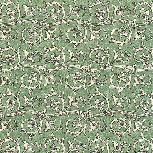 Carta Varese Florentine Paper- Scrolls on Green 19x27 Inch Sheet Carta Varese Florentine Paper- Scrolls on Green 19x27 Inch Sheet