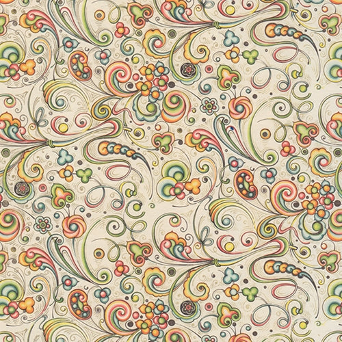 Carta Varese Florentine Paper- Art Nouveau Flowers and Swirls 19x27 Inch Sheet Carta Varese Florentine Paper- Art Nouveau Flowers and Swirls 19x27 Inch Sheet