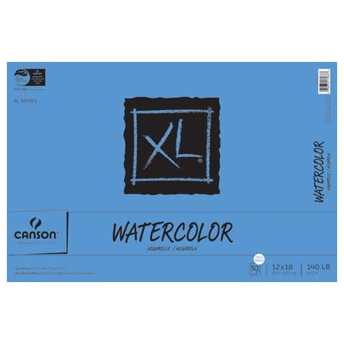 Canson XL Watercolor Pads 9" x 12" - 30 Shts./Pad