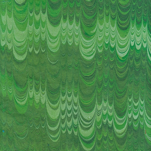 Nepalese Marbled Paper- Rippled Green Nepalese Marbled Paper- Rippled Green 
