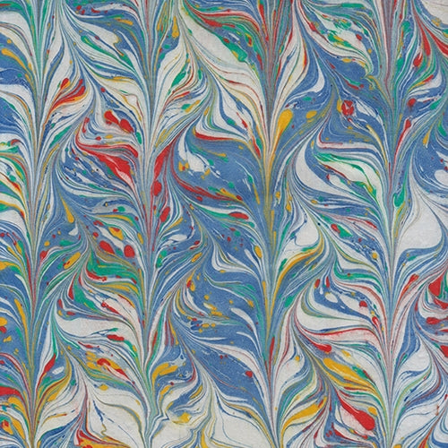 Nepalese Marbled Paper- Multicolor Speckled Waves Nepalese Marbled Paper- Multicolor Speckled Waves