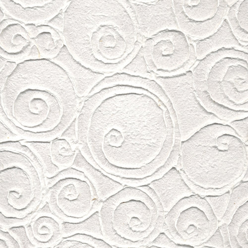 Thai Heavily Embossed Paper- Swirling Ovals Thai Heavily Embossed Paper- Swirling Ovals