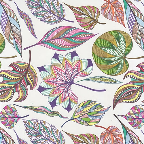 Italian Fairy Tale Paper- Kaleidoscope Leaves 27x36" Sheet Italian Fairy Tale Paper- Kaleidoscope Leaves 27x36" Sheet