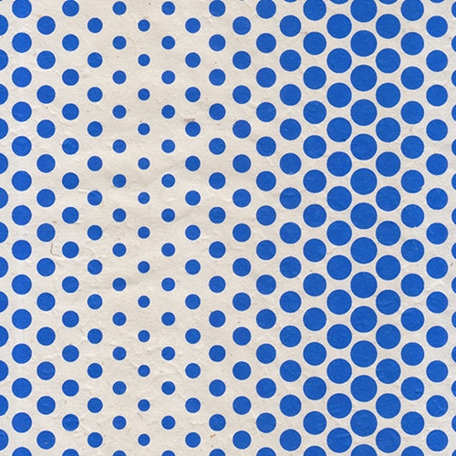 Dancing Dots Op Art Paper (Optical Illusion)- Blue on Natural  Dancing Dots Op Art Paper (Optical Illusion)- Blue on Natural 20x30" Sheet