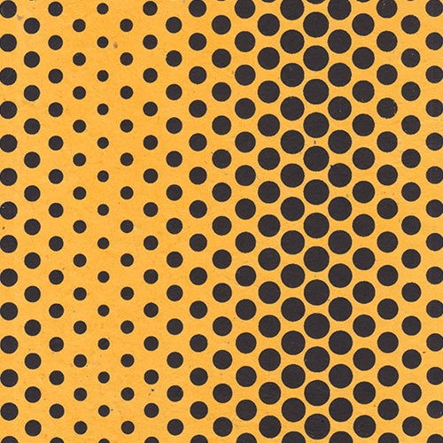 Dancing Dots Op Art Paper (Optical Illusion)- Black on Yellow Dancing Dots Op Art Paper (Optical Illusion)- Black on Yellow 20x30" Sheet