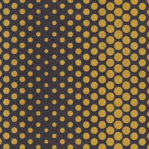 Dancing Dots Op Art Paper (Optical Illusion)- Gold on Black Dancing Dots Op Art Paper (Optical Illusion)- Gold on Black