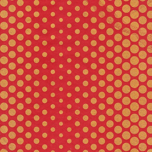 Dancing Dots Op Art Paper (Optical Illusion)- Gold on Red Dancing Dots Op Art Paper (Optical Illusion)- Gold on Red 20x30" Sheet